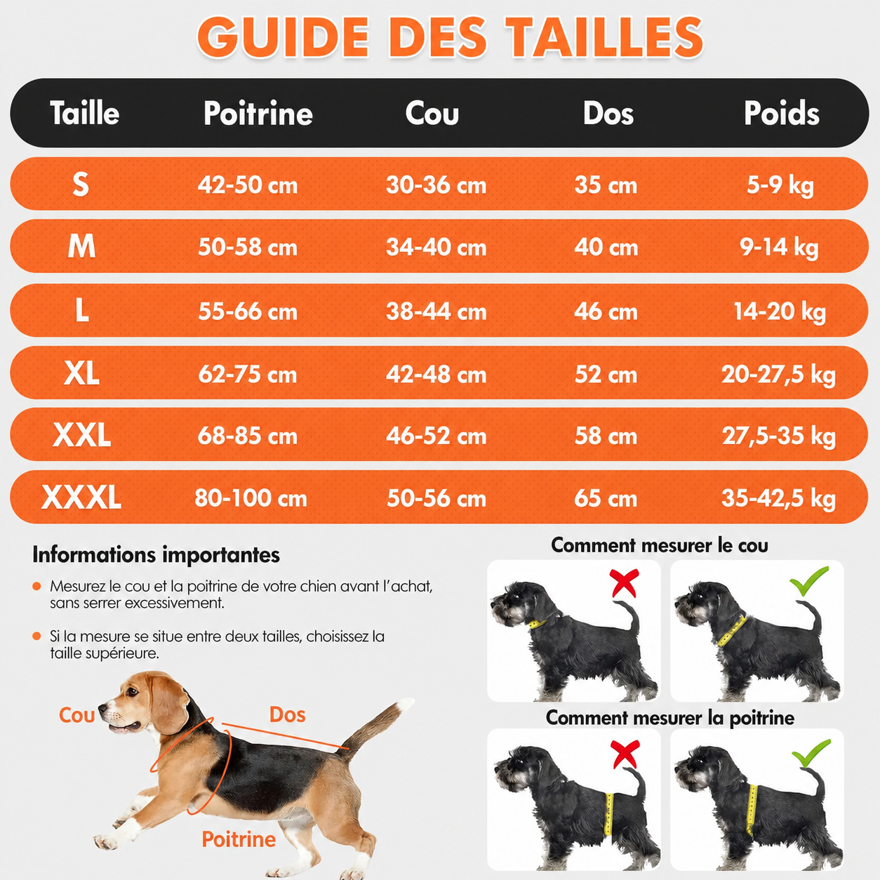 Gilet rafraîchissant pour chien - Léger et refroidissant