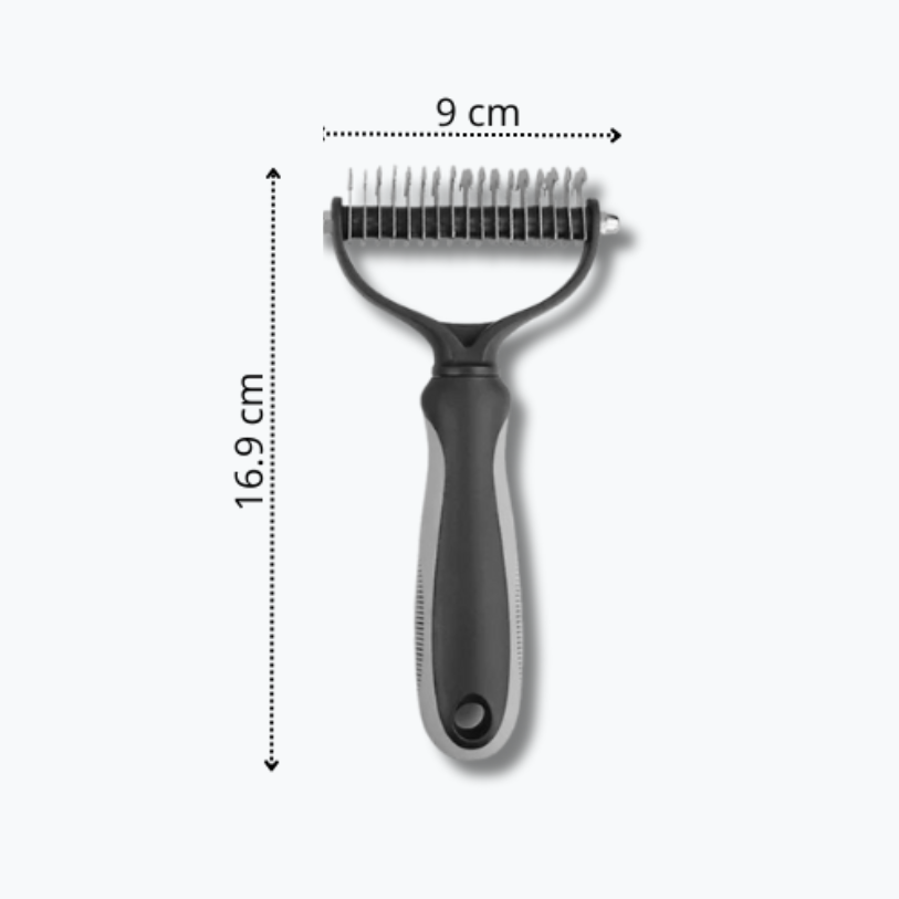 Dog curry brush - Detangles & thins out