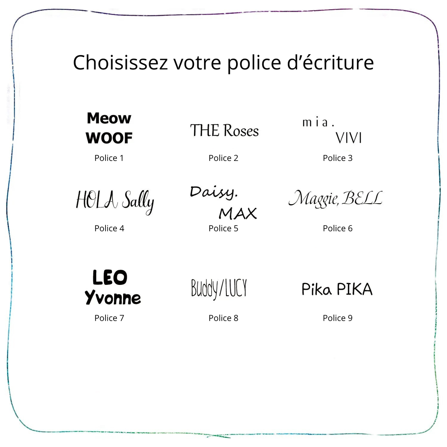 Médaillon personnalisé pour chien