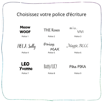Médaillon personnalisé pour chien