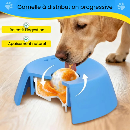 Boule à lécher pour chien - Apaisement Naturel