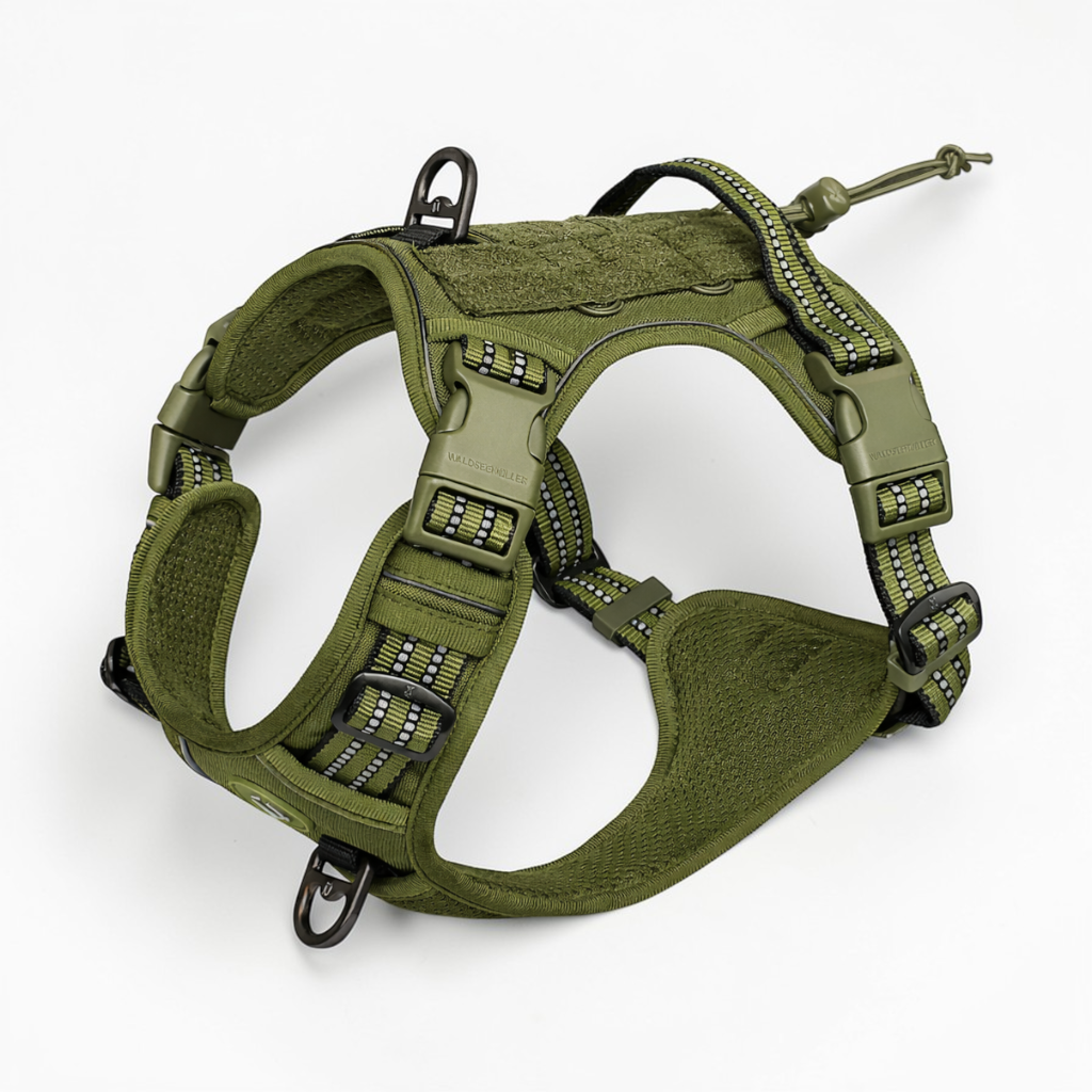Harnais tactique chien - Compact & Robuste