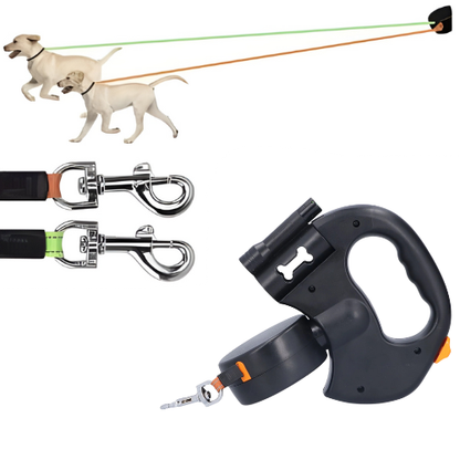 Laisse double anti-nœud - Duo Flex