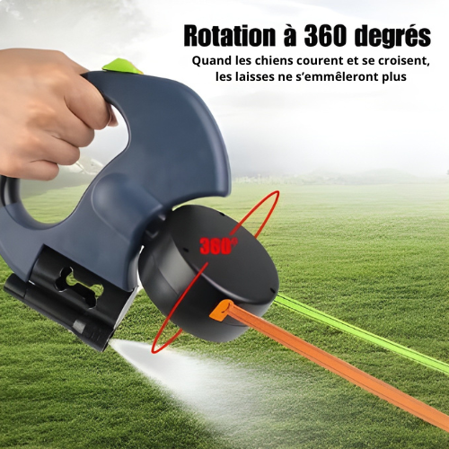 Laisse double anti-nœud - Duo Flex