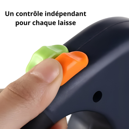 Laisse double anti-nœud - Duo Flex