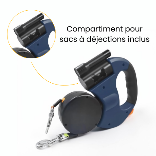 Laisse double anti-nœud - Duo Flex
