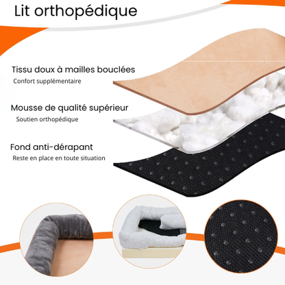 Lit orthopédique pour chien - Soutien Canin