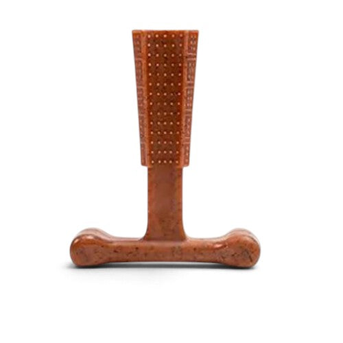 Bâton de mastication AventureCanine GripChew en forme de T avec picots pour l'hygiène dentaire du chien