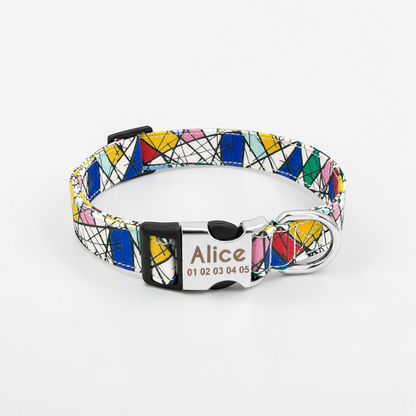 Collier personnalisé pour chien | Boucle Gravée - Ethnic Dog