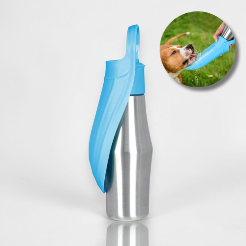 Gourde pour chien Acier Inoxydable - Isotherme & Bol intégré