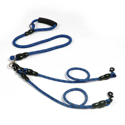 Laisse double pour chien nylon résistant - Double Dog