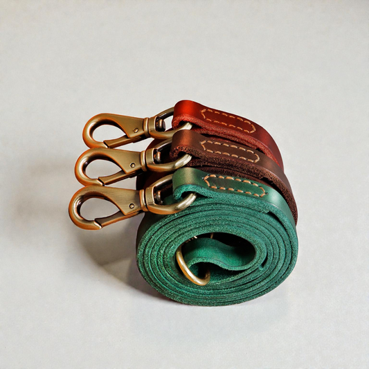 Laisse pour chien en cuir - Souple & Résistant