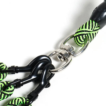 Laisse triple pour chien nylon résistant - Triple Dog