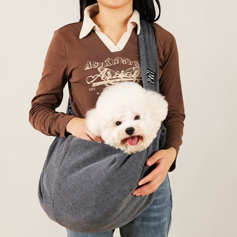 Sac de transport en bandoulière pour petit chien