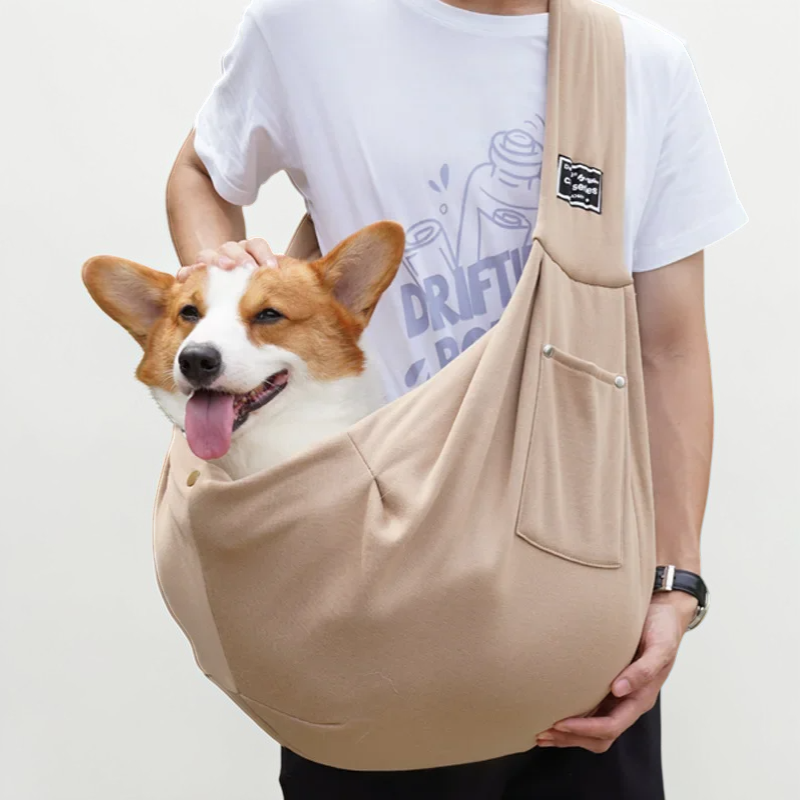 Sac de transport en bandoulière pour petit chien