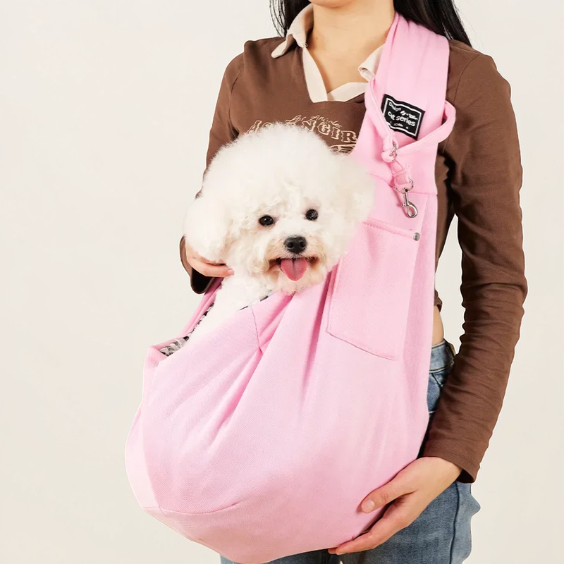 Sac de transport en bandoulière pour petit chien
