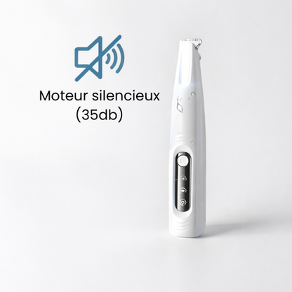 Tondeuse pour patte de chien - Moteur silencieux & Waterproof