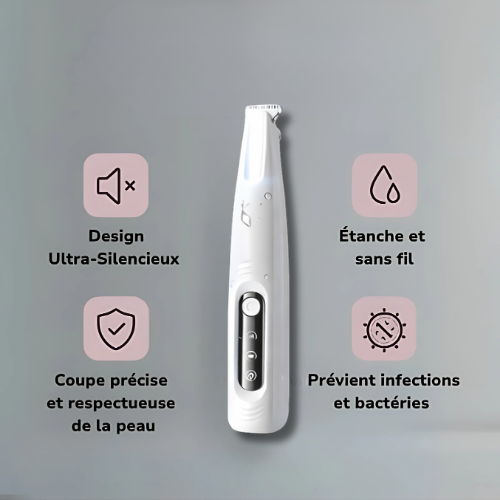 Tondeuse pour patte de chien - Moteur silencieux & Waterproof
